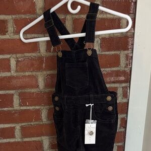 Jamie Kay Black Kids Overalls